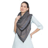 Dotted Wool Blend Woven Design Stole