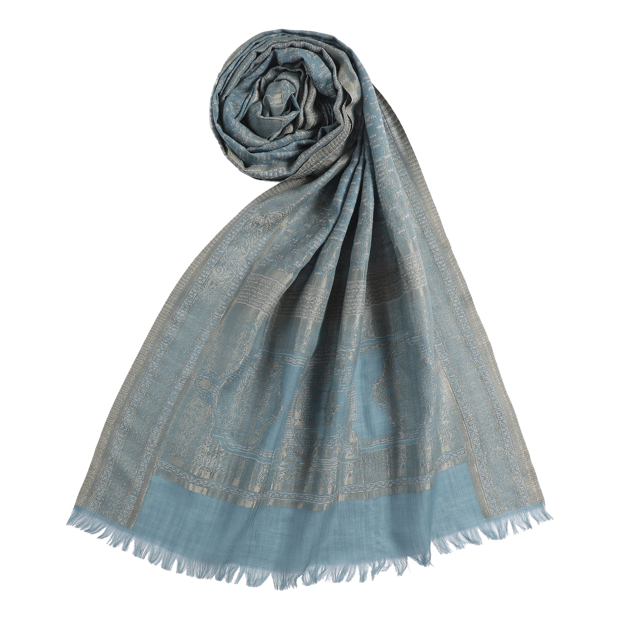 Nagma Woven Design Woolen Stole