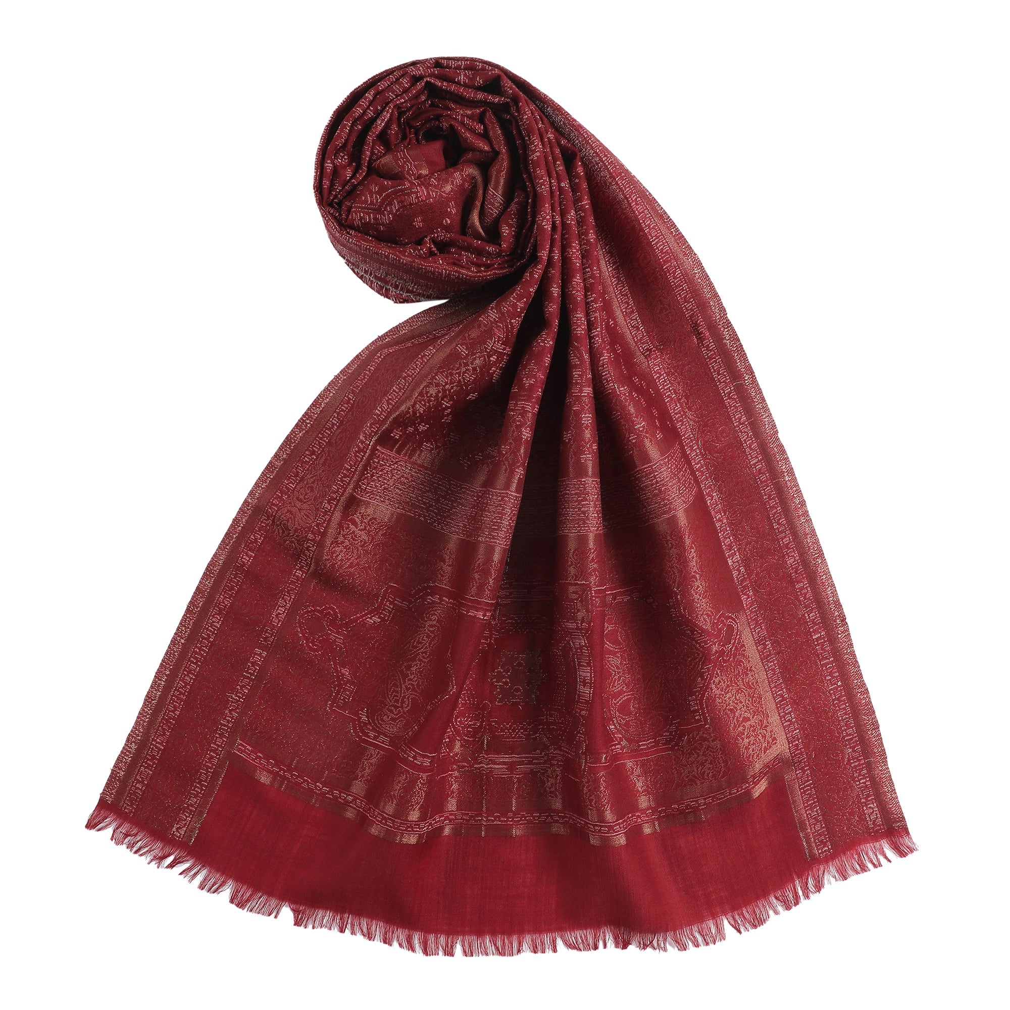 Nagma Woven Design Woolen Stole