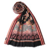 Sharo Wool & Lurex Printed Shawl