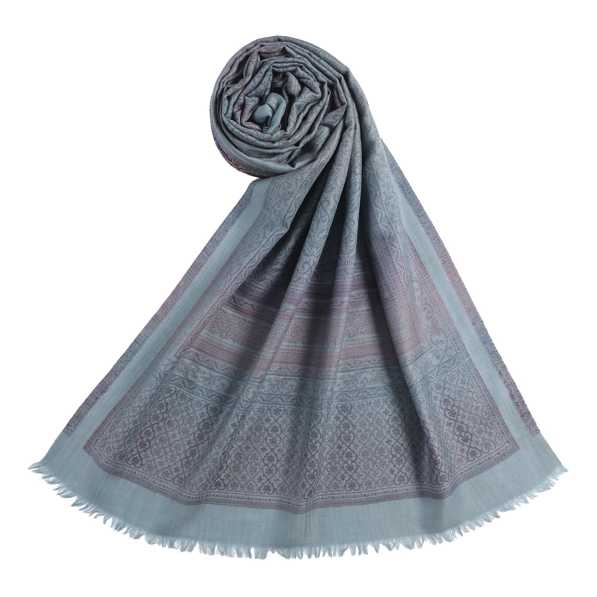 Omaira Woven Design Woolen Stole