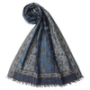 Swan Wool & Lurex Jacquard Stole