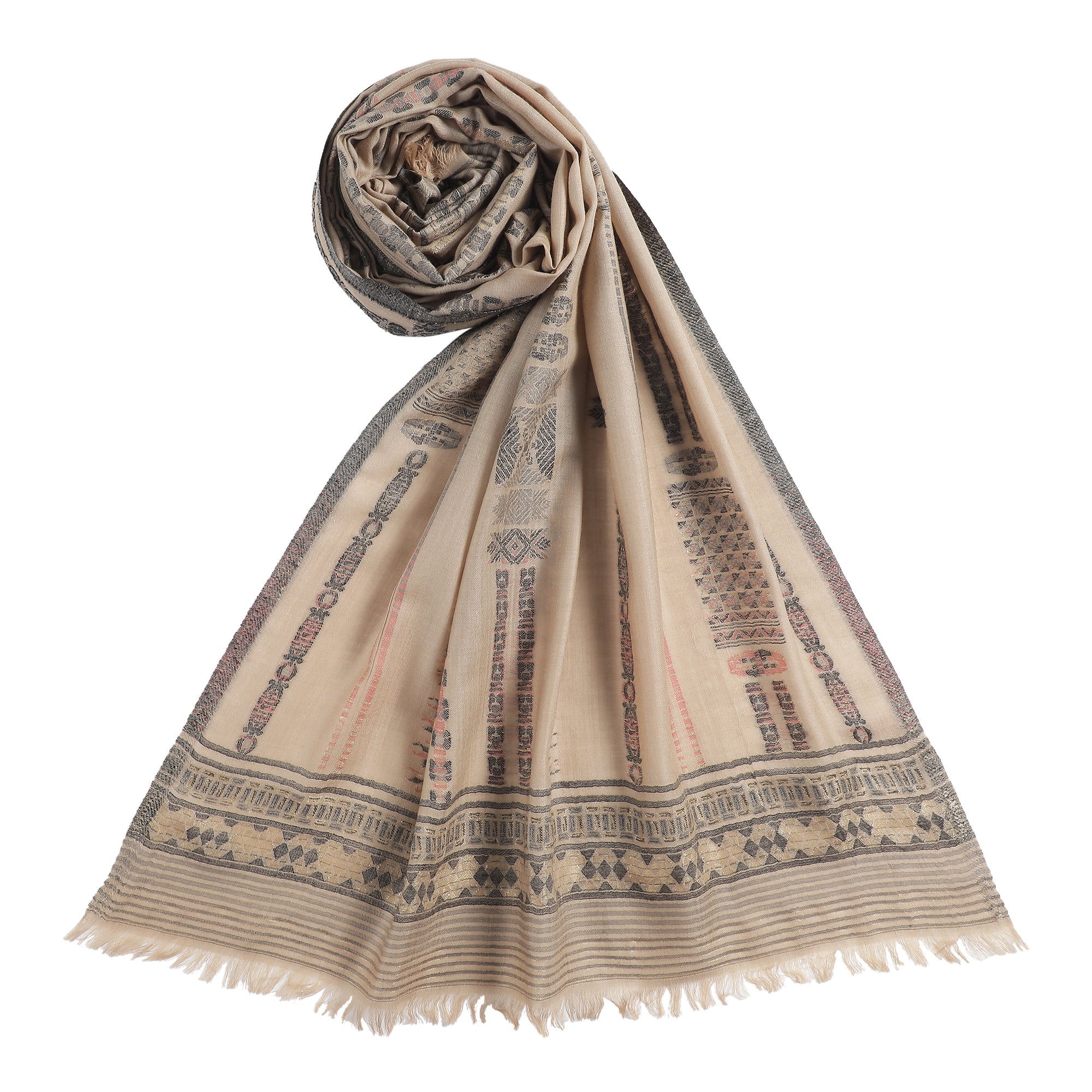 Saumya Design Glam Metallic Wool Stole