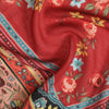 Peonies Floral Pure Wool Printed Shawl