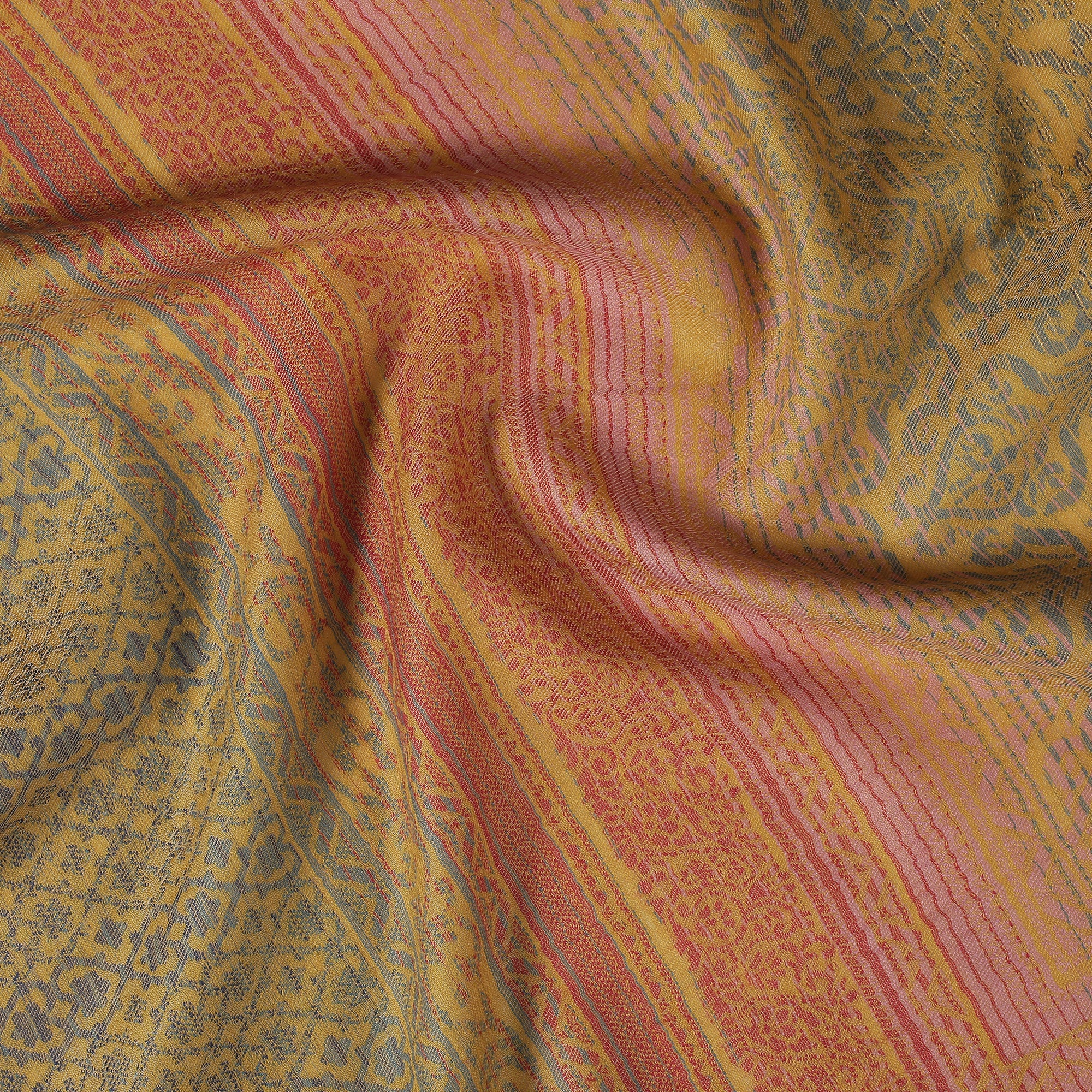 Omaira Woven Design Woolen Stole