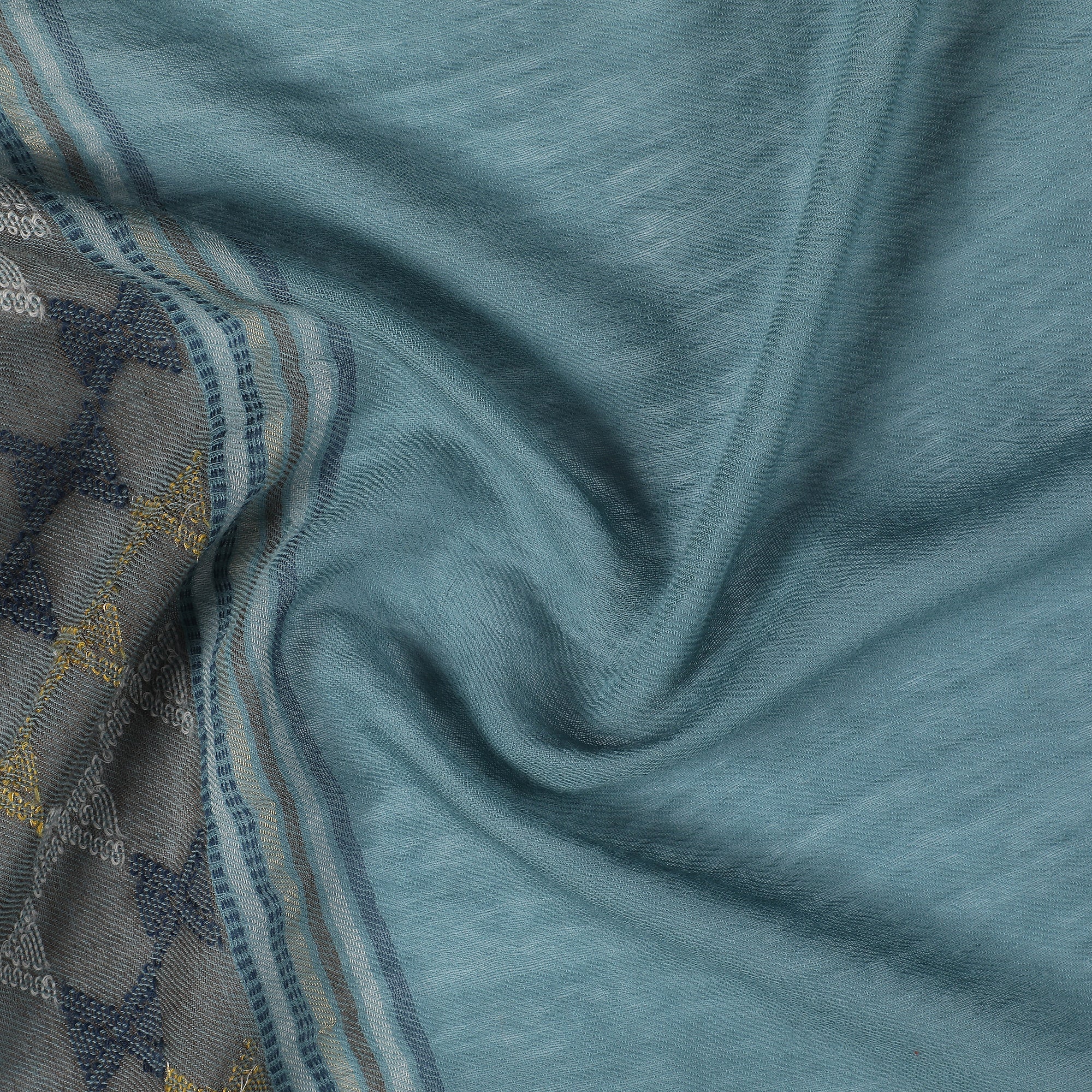 Ibadat Wool Metallic Dobby Shawl
