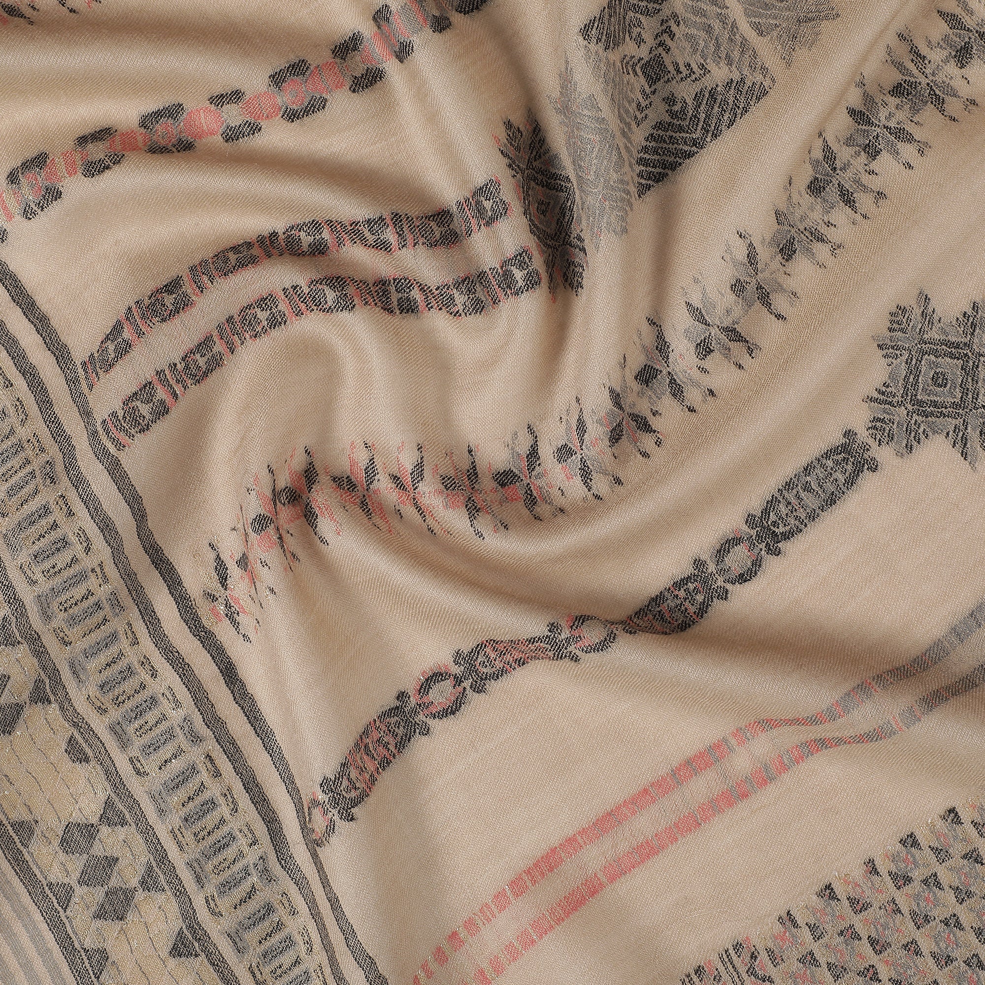 Saumya Design Glam Metallic Wool Stole