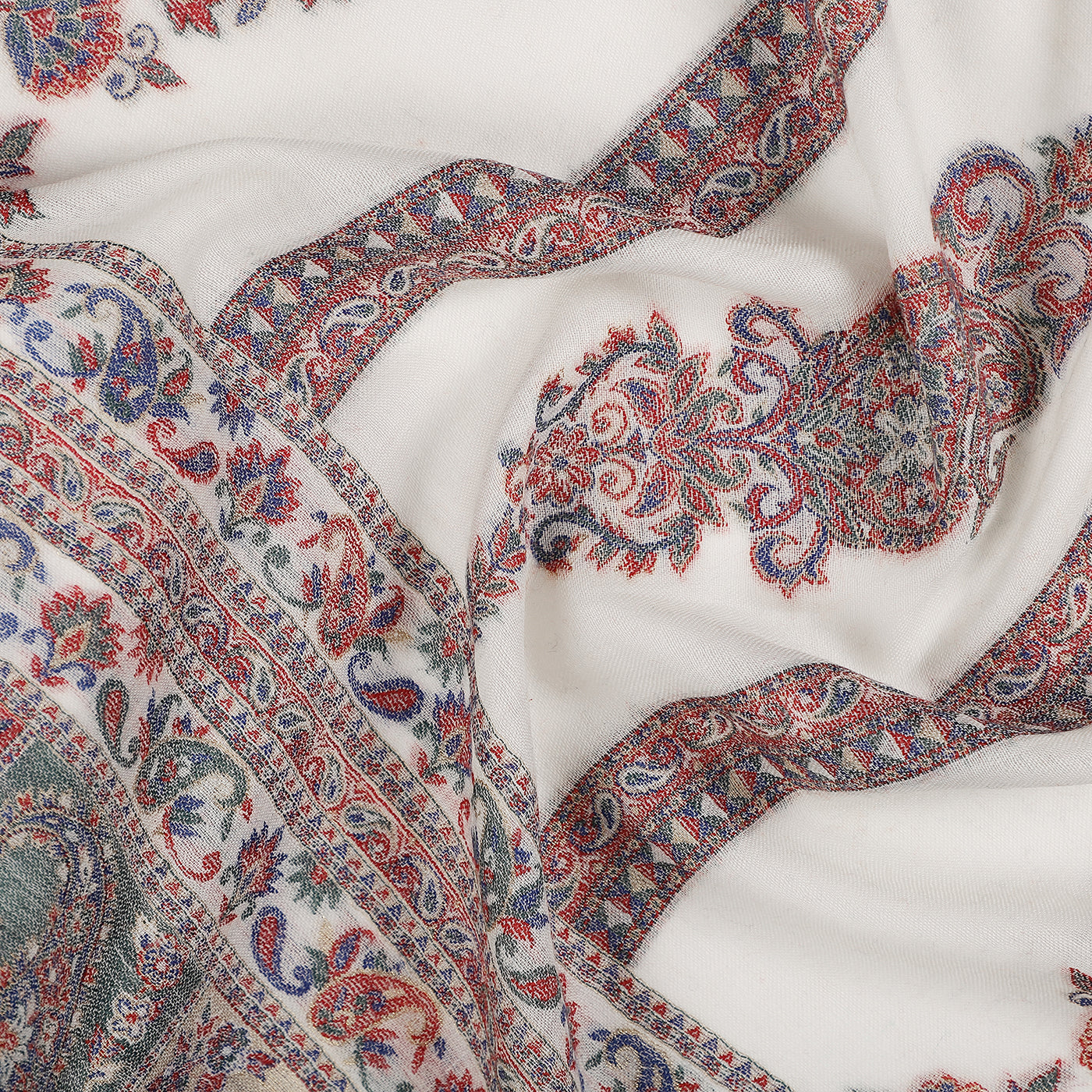 Kija Wool & Lurex Jacquard Stole