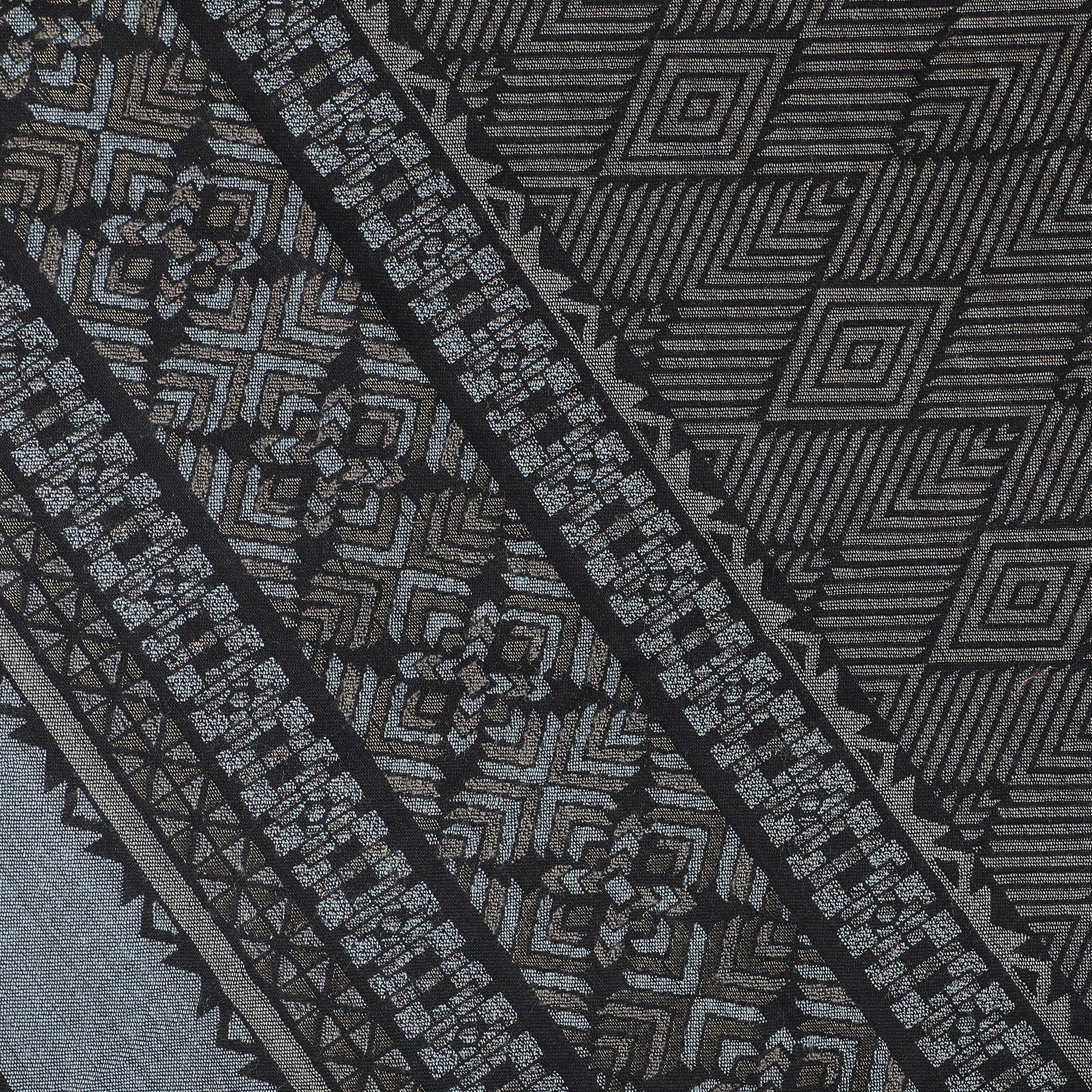 Sahara's Luxe Jacquard Wool Metallic Stole