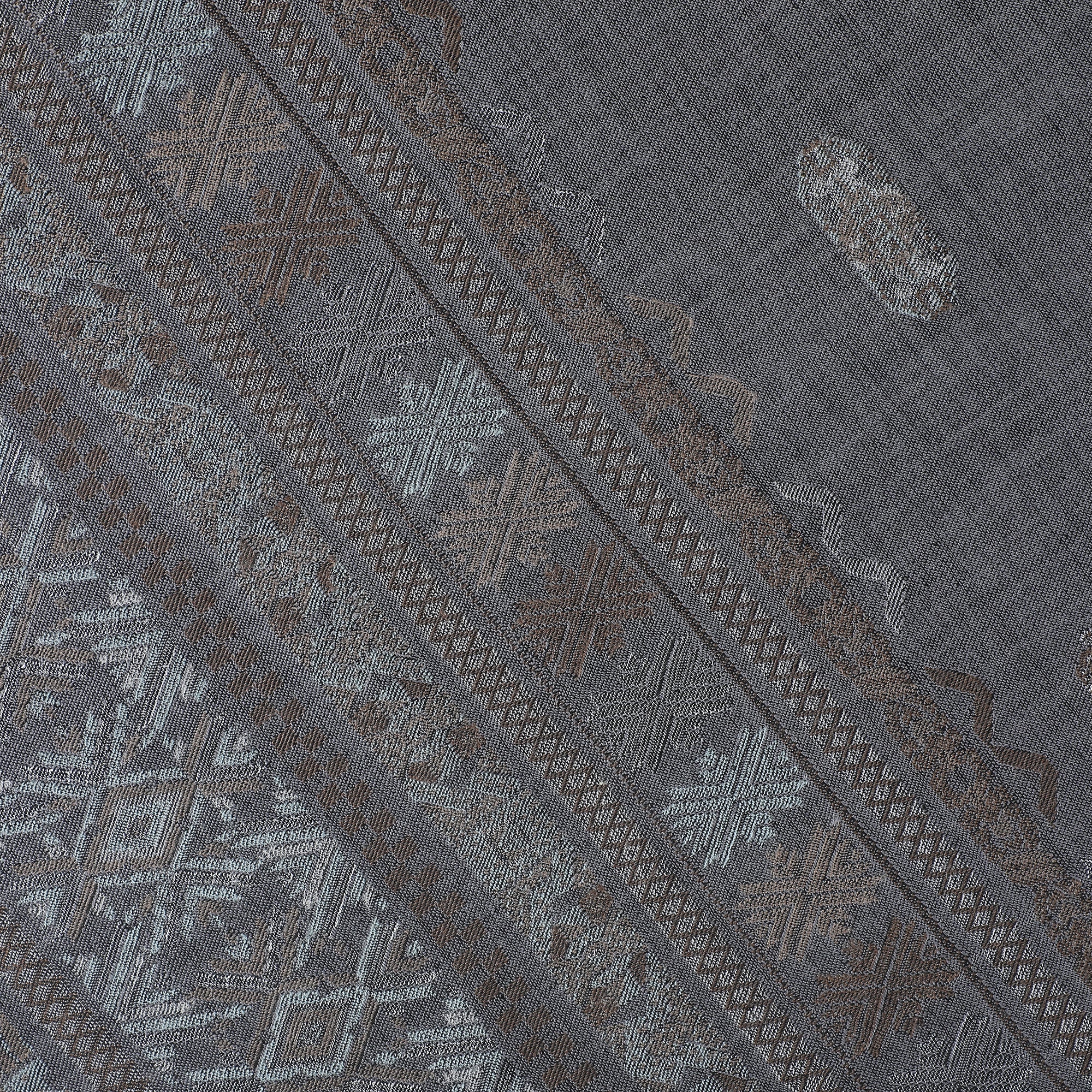 Bold Beauty Metallic Jacquard Wool Stole