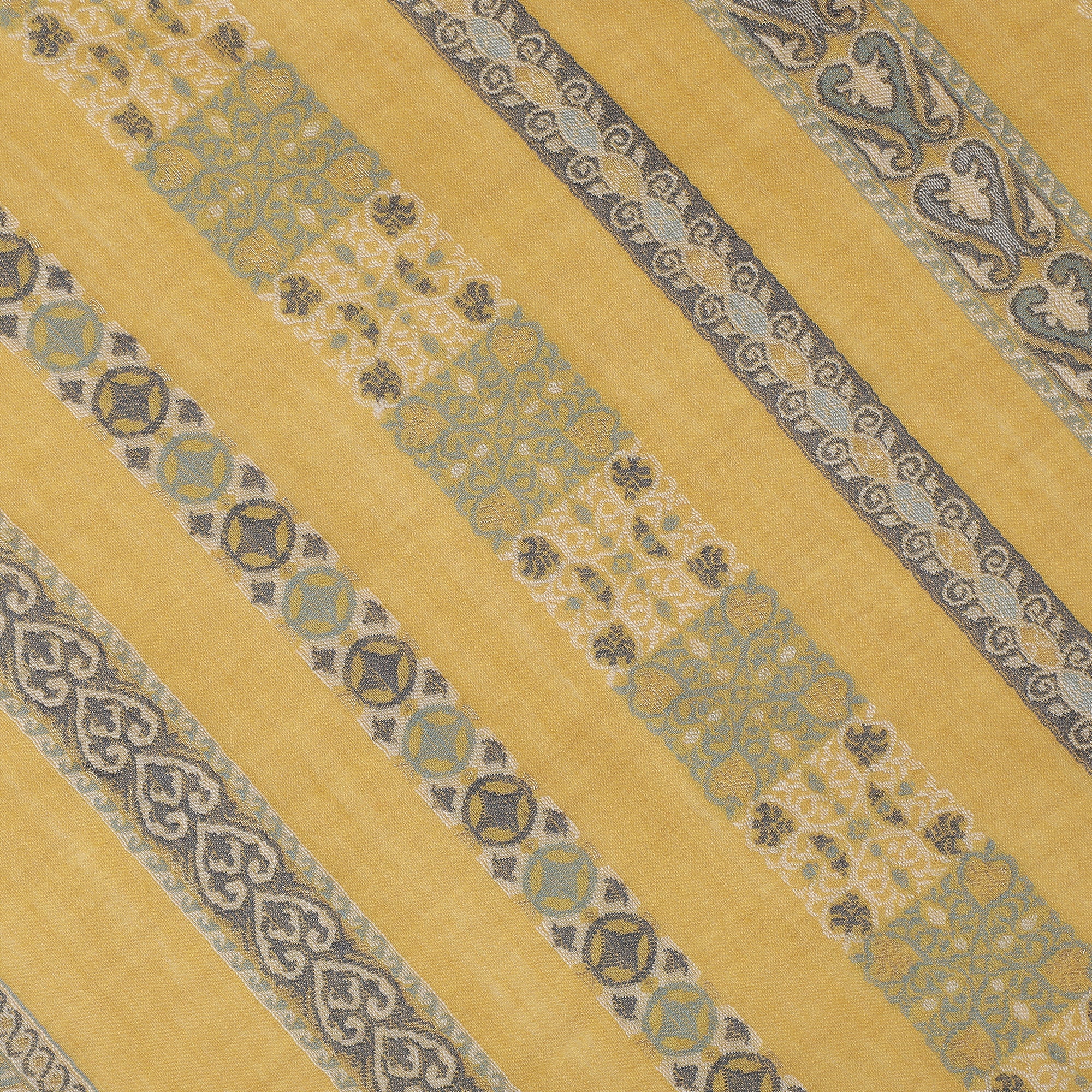 Saffiya Woven Design Wool Mettalic Stole