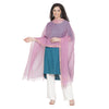 Opulent Pink Kota Cotton Metallic Solid Dupatta