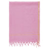 Opulent Pink Kota Cotton Metallic Solid Dupatta