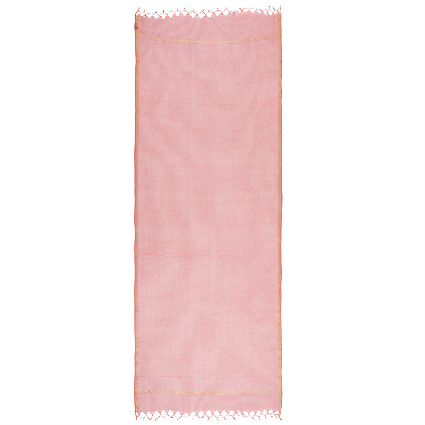 Peach Kota Cotton Dobby Dupatta