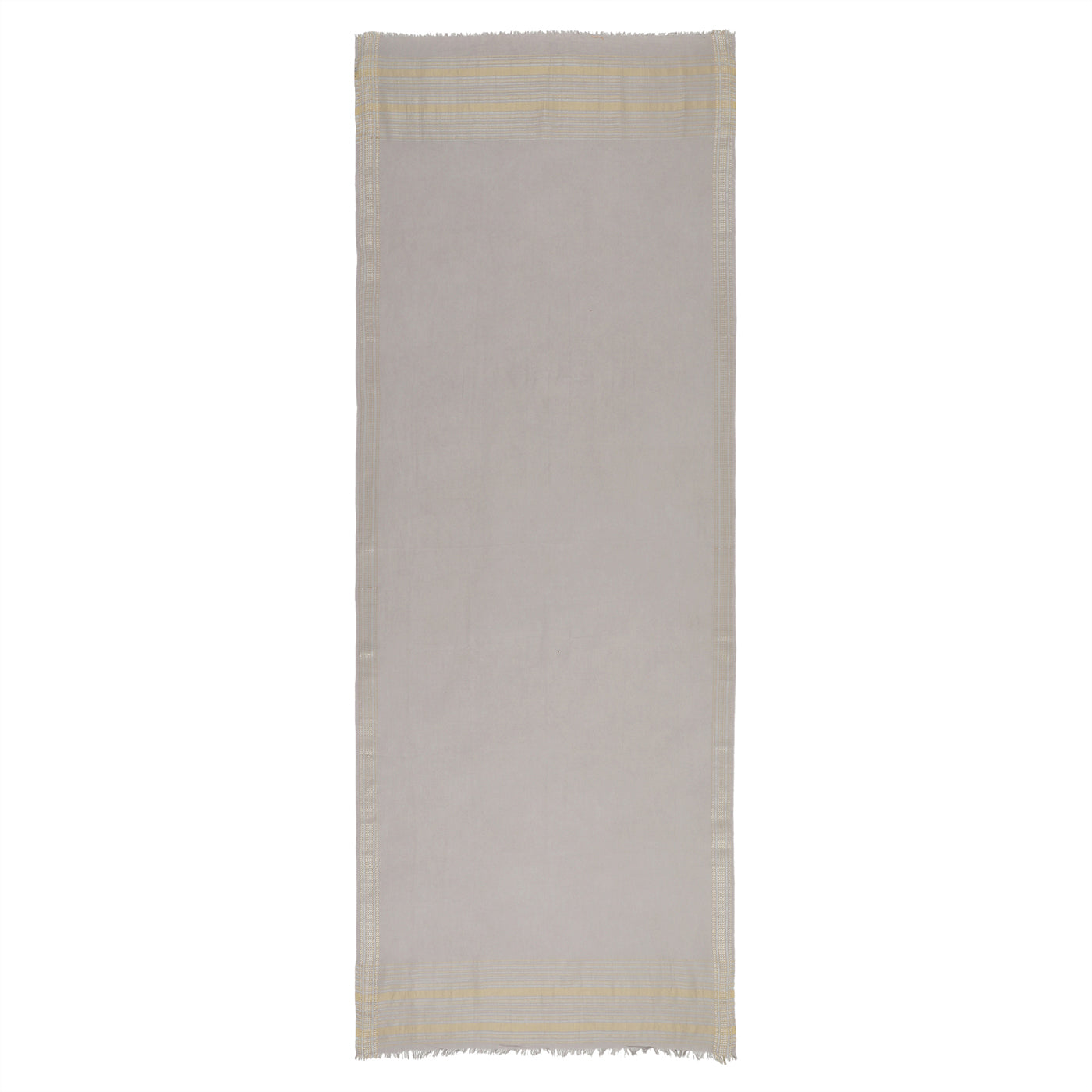 Grey Cotton Tencel Dobby Dupatta