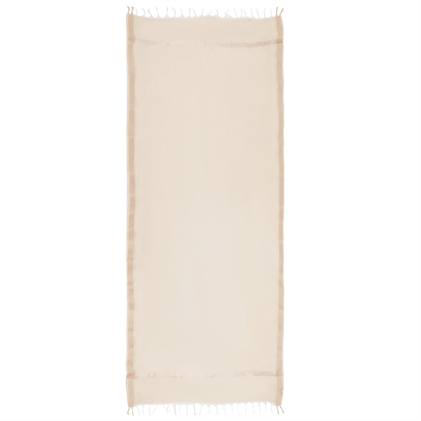 Dark Beige Cotton Silk Dobby Dupatta
