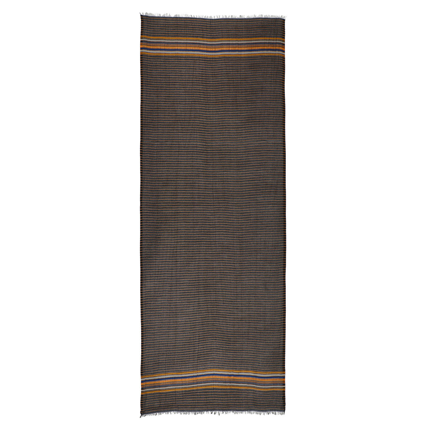 Black Silk Blend Dobby Dupatta