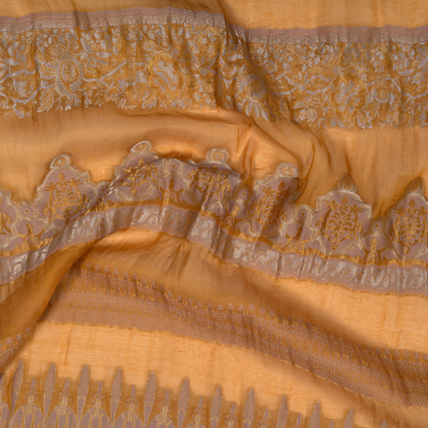 Stripe Graphics Jacquard Woven Design Dupatta