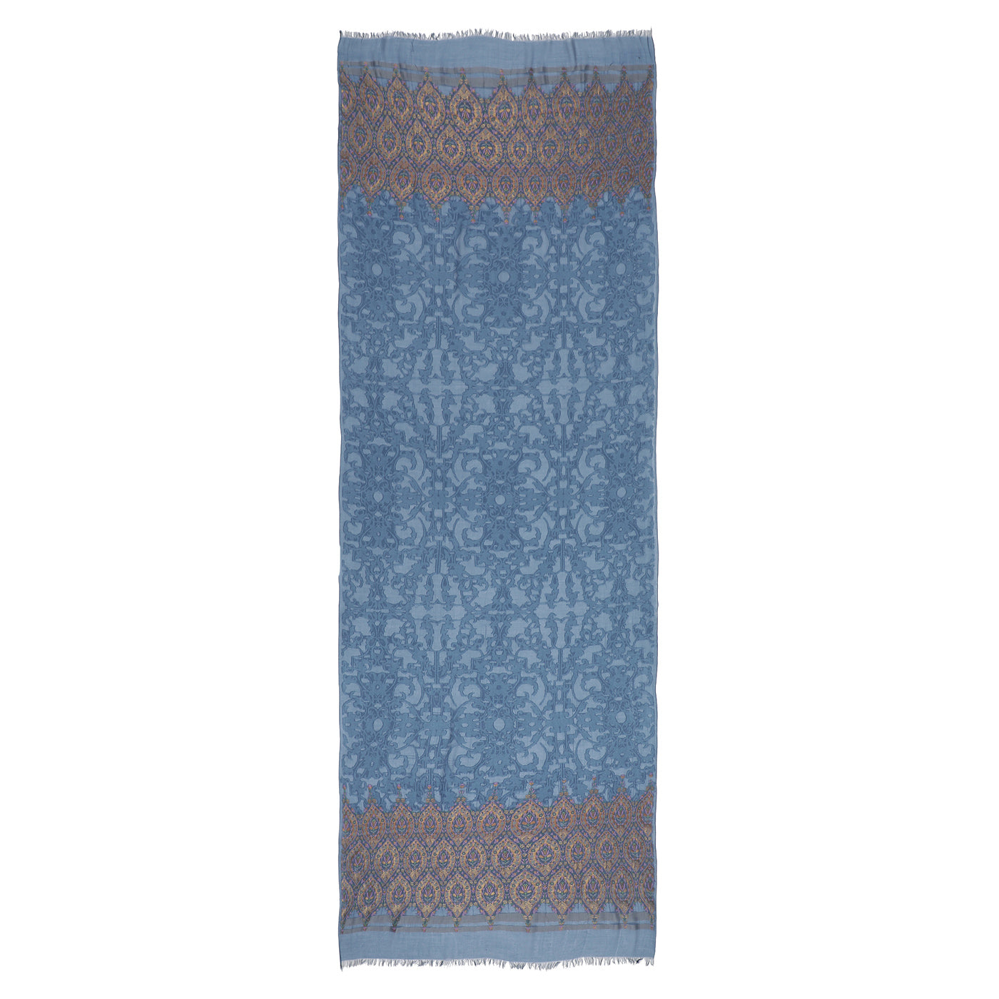 Blue Jacquard Bamberg/Tencel Dupatta