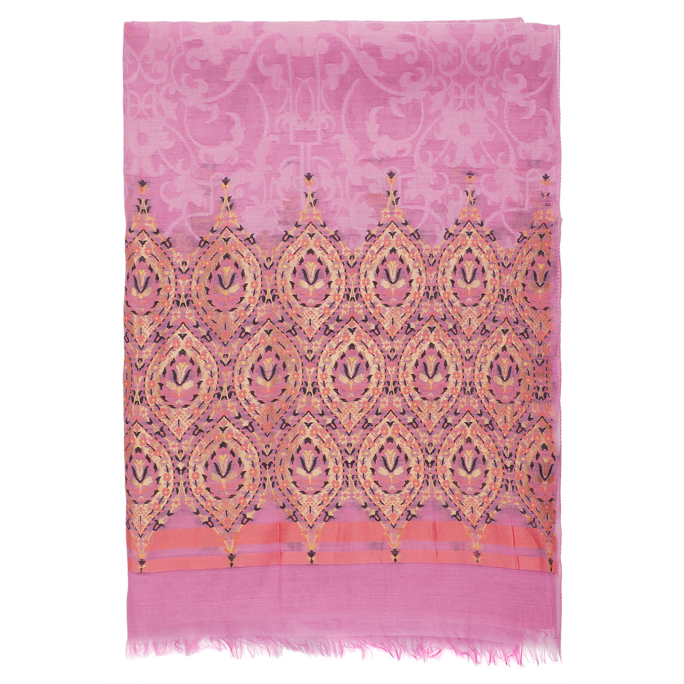 Mauve Jacquard Bamberg/Tencel Dupatta