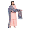 Blue Jacquard Blend Dupatta