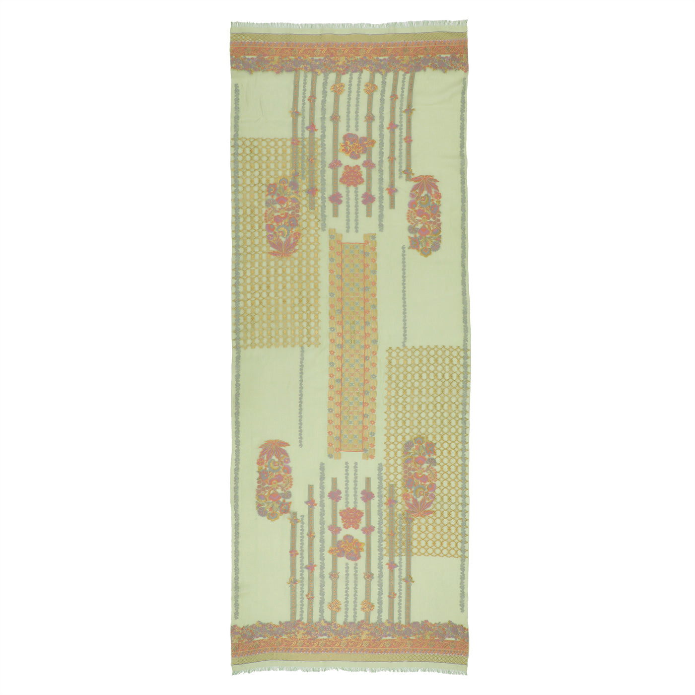 Pista Jacquard Tencel/Metallic Blend Dupatta