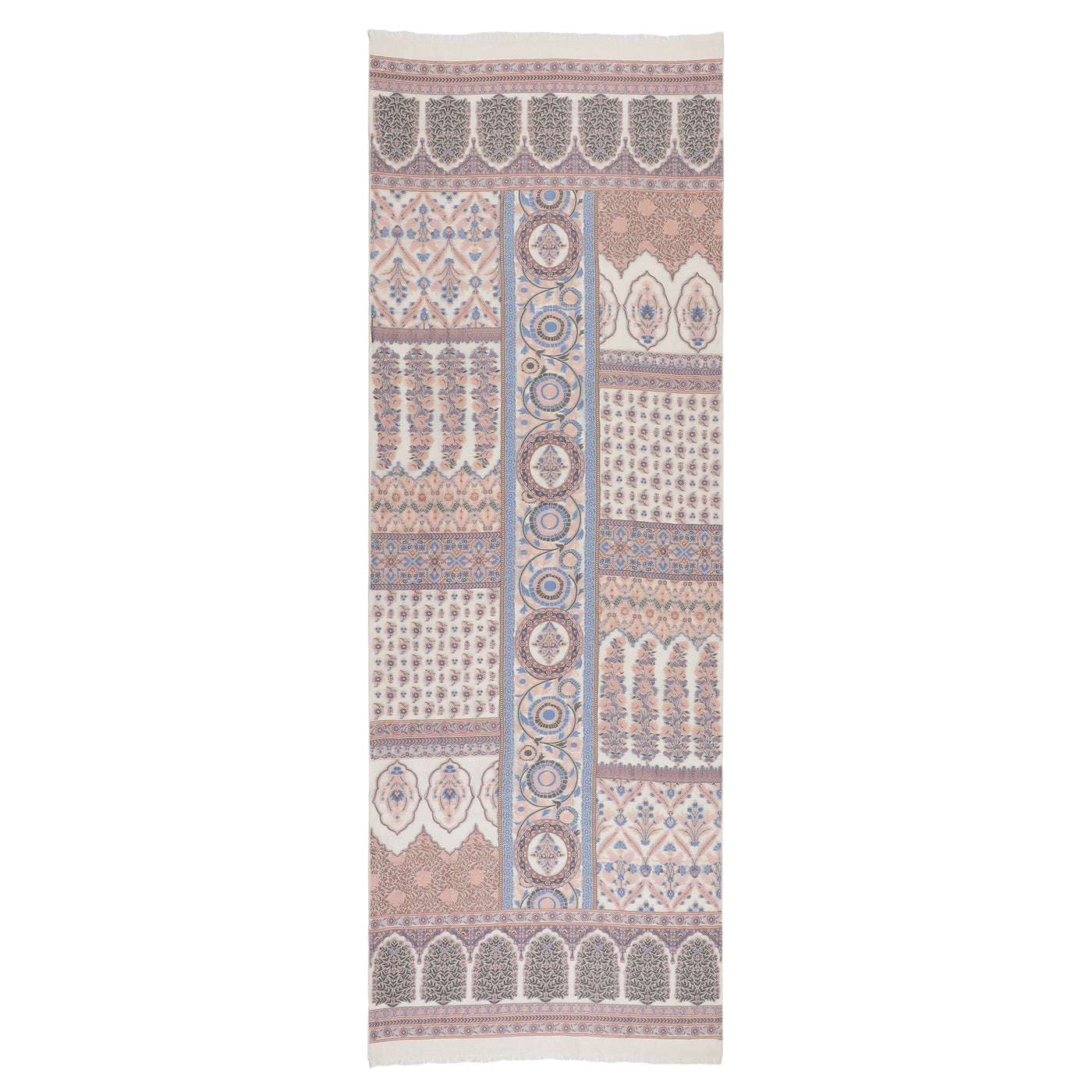 Dark Beige Silk Metallic Tencel Woven Design Dupatta