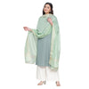 Sea Green Polyester Cotton Plain Dobby Dupatta