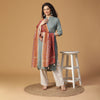 Elegant Cotton  Silk Metallic Printed Dupatta