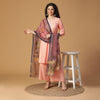 Stunning Abstract Print  Metallic Silk Tencel Dupatta