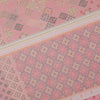 Pink Silk Cotton Printed Dupatta