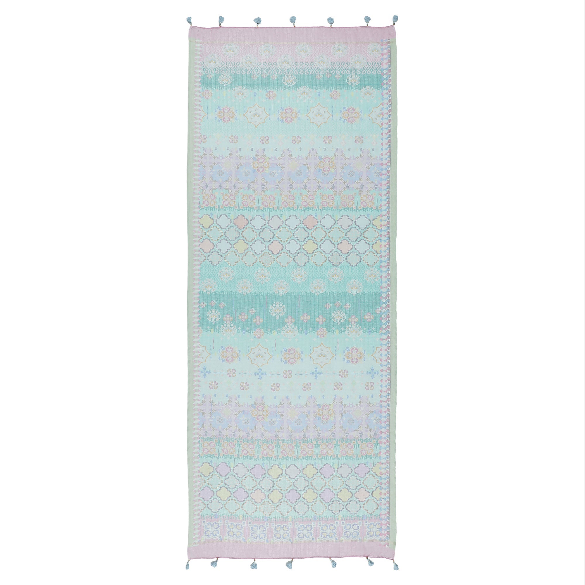 Navrang: Ink Cascade Mix Printed Cotton Silk Dupatta