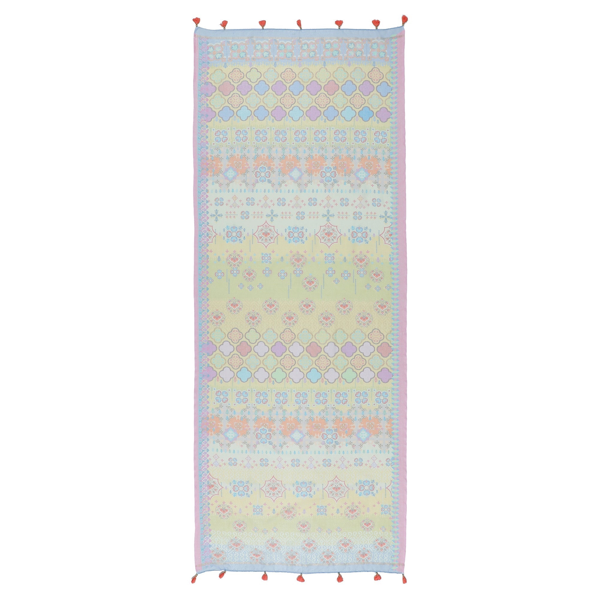 Navrang: Ink Cascade Mix Printed Cotton Silk Dupatta