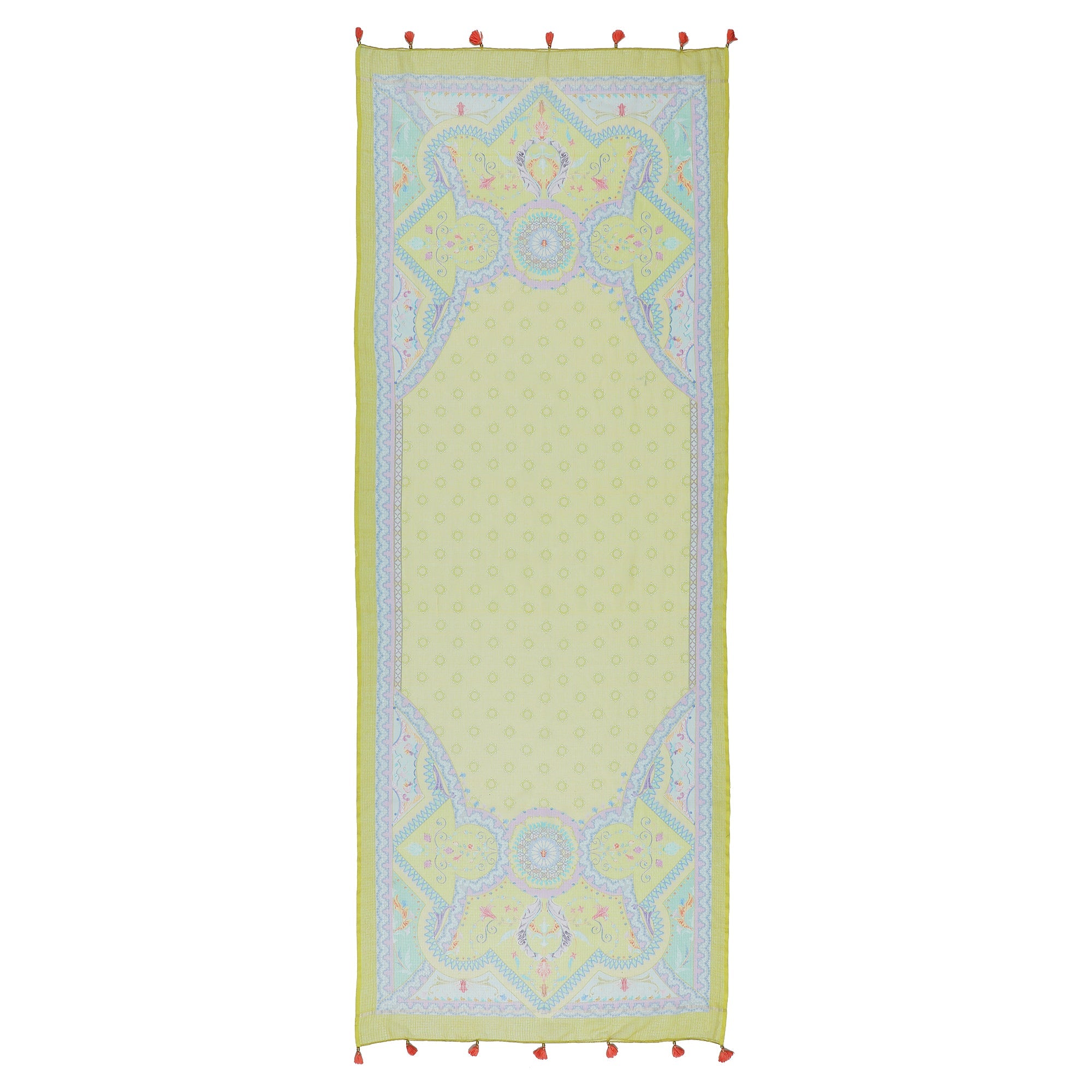Kaalika: Meadow Printed Cotton Silk Dupatta