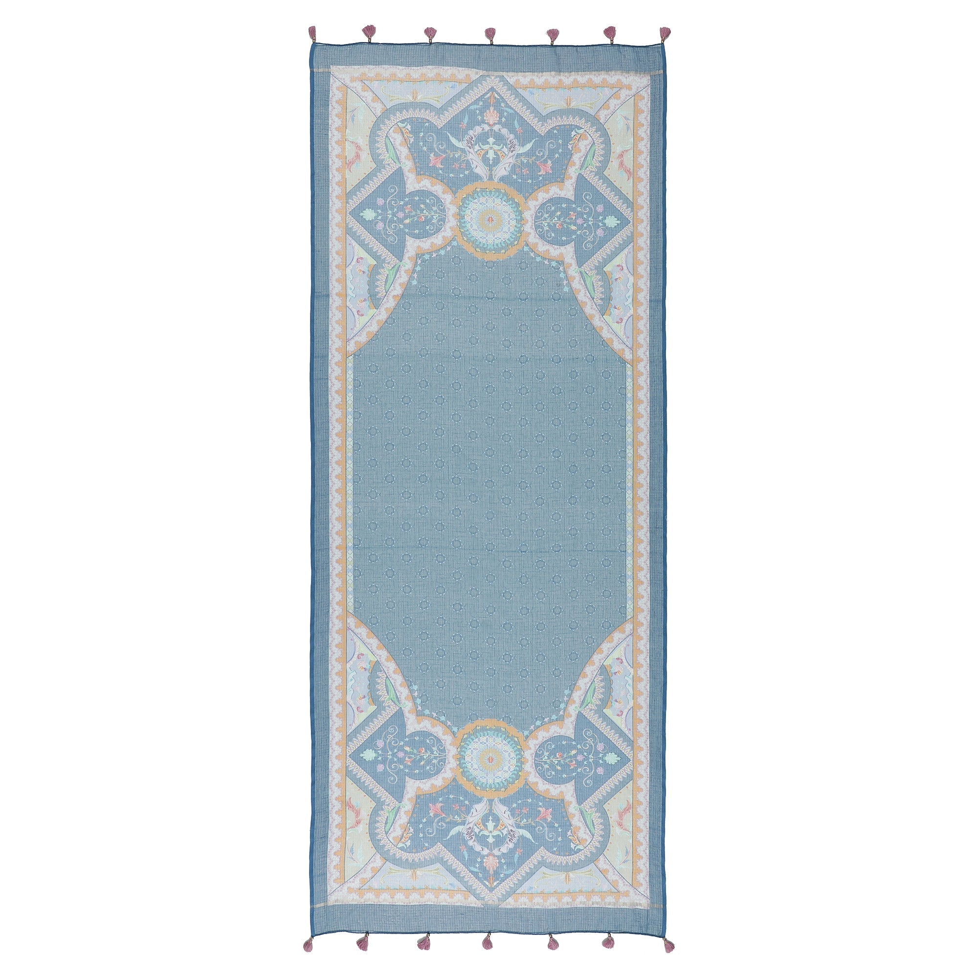 Kaalika: Meadow Printed Cotton Silk Dupatta