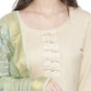 Chanderi Beige Cotton Tencel Suit Co-Ords Set