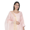 Pink Woven Design Unstitched Suit Co-ords Set