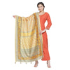 Dark Rust Cotton Silk Lurex Unstitched Suit Co-ords Set