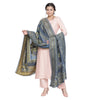 Pink Woven Design Cotton Silk Blend Unstitched Suit Co-ords Set