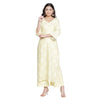 Lemon Woven Design Cotton Silk Blend Unstitched Suit Co-ords Set