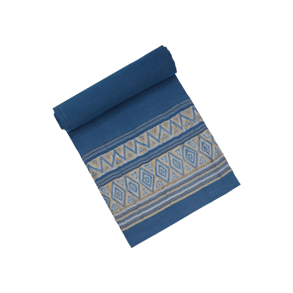 Trikon Jaal Blue Fabric