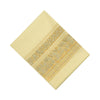 Trikon Jaal Yellow Woven Design Fabric