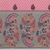 Pink Printed Cotton Fabric