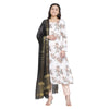 Aqua Printed Design Unstitched Suit Co-ords Set