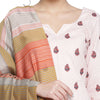 Pink Printed Design Cotton Unstitched Suit Co-ords Set