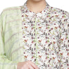 Green Printed Design Cotton Unstitched Suit Co-ords Set