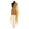 Mustard Solid Unstitched Suit Co-Ord with Printed Dupatta