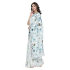 Watery Floral Embroidered Chanderi Silk Saree