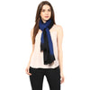 Dobby Navy Woolen Shawl