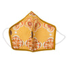 Duckbill Pleated Beige Printed Antiviral Face Mask